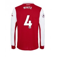 Arsenal Benjamin White #4 Fußballbekleidung Heimtrikot 2022-23 Langarm